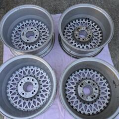 weds ウェッズ BRracingレーシング 15inchインチ マルチ5H4H PCD114.3 6.5JJハブ径70mm 日本製 Made in japan シルバー/ポリッシュBBS似の画像