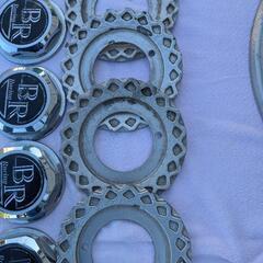 weds ウェッズ BRracingレーシング 15inchインチ マルチ5H4H PCD114.3 6.5JJハブ径70mm 日本製 Made in japan シルバー/ポリッシュBBS似の画像