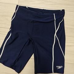 speedo 水着上下セット 150サイズ ネイビーの画像