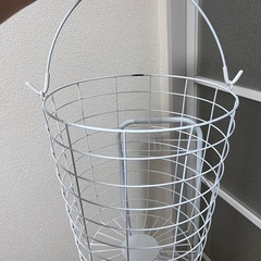 【7/18まで掲載予定】ランドリーバスケット縦2段の画像