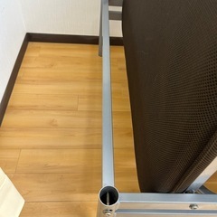 値下げしました！【引取限定】折りたたみ式ベッド／座れる＆リクライニング可／神奈川相模原の画像