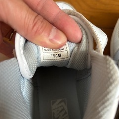 洗濯済み　vans ハイカットスニーカーの画像