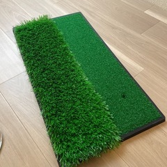 新品！ゴルフ練習用人工芝マットの画像