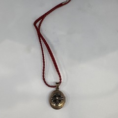 シルバー925 ロケット クロス ペンダント開閉隠しポケット ピルケースの画像