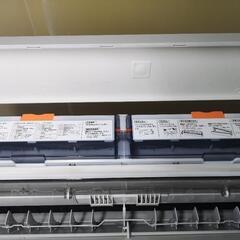 取付工事込み）100v無線LAN内蔵、おそうじロボ搭載シャープ14畳　2020年式　保証あり　eT5Rの画像