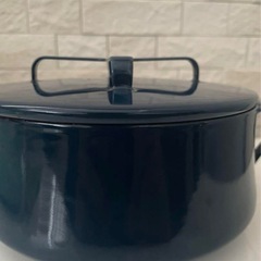 【廃盤】ダンスク　DANSK ダンスク 両手鍋　18cm　ホーロー　ナイトブルーの画像