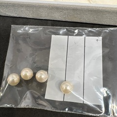美品本真珠 パールネックレス 7ミリ 鶴屋デパートの画像