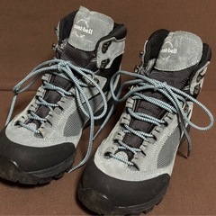 mont-bell 登山靴 ブルーグレー/ブラック23㎝　ワイド　レディースの画像