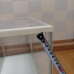 7/30まで【ヒビ・汚れあり】蓋つき 水槽  GEXの画像