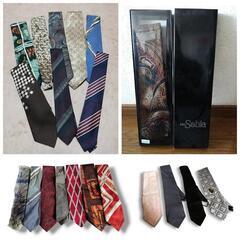 昭和レトロ / ネクタイ 20本 まとめ売り / used品 の画像