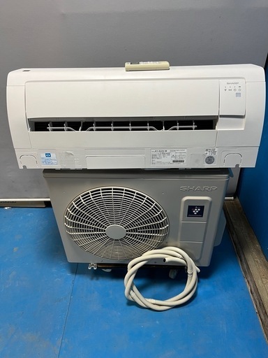 美品シャープ AY-S22V-W エアコン プラズマクラスターエアコン Vシリーズ (6畳用) ホワイト系2024年製