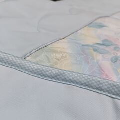 【まだ受付中】中古訳有 綿入り肌掛け メッシュ素材でサラサラ♪ 早い者勝ちです✨✨の画像