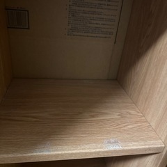 木製オープンシェルフの画像