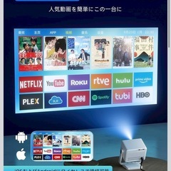 プロジェクター 家庭用180°回転プロジェクター天井投影 ホームプロジェクターの画像