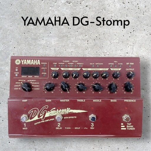 YAMAHA DG-Stomp アコースティックギター プリアンプ (FBF) 赤間