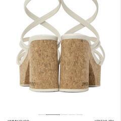 定価14万円越え JIMMY CHOO ジミーチュウ 36 ウェッジソールサンダル の画像