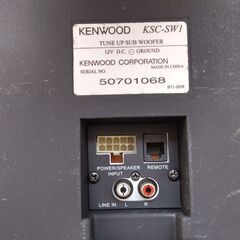 KENWOOD　アンプ内蔵サブウーハーその他の画像
