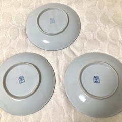 昭和レトロ　肥後焼　陶器皿 3枚セット 和食器 大皿の画像