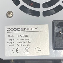 Codenkey CP305S DC　Arduino 電源供給装置　安定化電源　 電源の画像