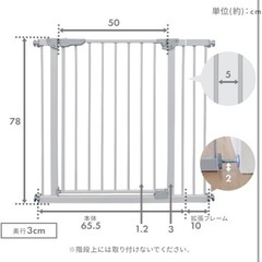 ベビーゲートの画像
