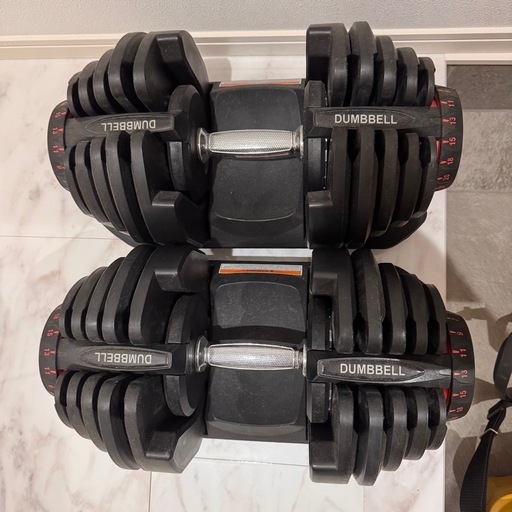 アジャスタブルダンベル　可変式ダンベル