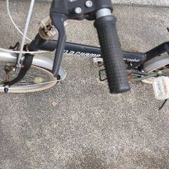6段変速機付  折りたたみ式　20インチ自転車の画像