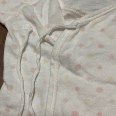 【無料】ベビー下着(50-60)水玉柄差し上げますの画像