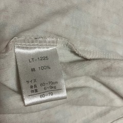 【無料】ベビー服(60-70)花柄差し上げますの画像