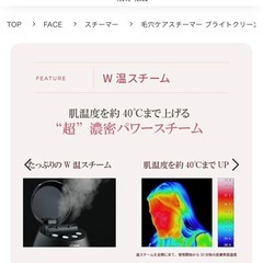【YA-MAN】スチーマー/ブライトクリーンの画像