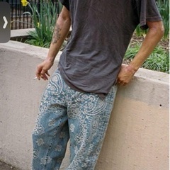 Supreme Bandana Jacquard Baggy Jean 34の画像