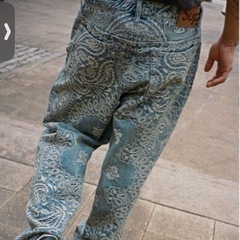 Supreme Bandana Jacquard Baggy Jean 34の画像