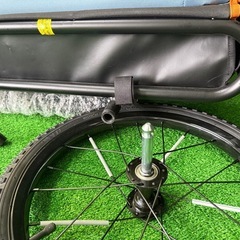 【2WAYペットカート】自転車牽引対応・折りたたみ式・反射ストリップ付きの画像