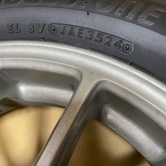 ★24年製★ イボ残り 155/65R14 VRX3 軽自動車　ホイールセットの画像