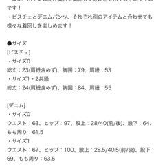 ミスティック　デニムのみ　ほぼ新品の画像