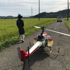 短期アルバイト　7月24日頃から8月15日頃まで　産業用無人ヘリ防除　ナビゲーター募集の画像