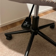 グレー合成皮革製チェア の画像
