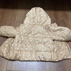【無料】子ども服(95)しろくまさんジャンバー差し上げます。の画像