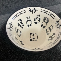 パンダ柄　小椀　２客の画像