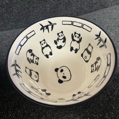 パンダ柄　小椀　２客の画像