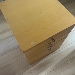 無料｜木製3段チェスト（引き出し） 和光市 引き取り希望の画像