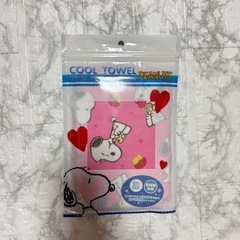 【新品未使用】スヌーピー 冷却タオル ひんやりタオル COOLタオル  2色セット の画像