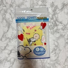 【新品未使用】スヌーピー 冷却タオル ひんやりタオル COOLタオル  2色セット の画像