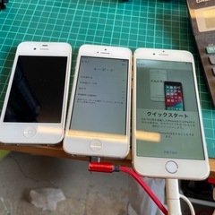 iPhone6 iPhone5 iPhone4 3台の画像