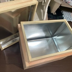 トールペイント用に？　茶箱、海苔箱、お菓子入れにの画像