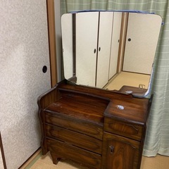 昭和レトロ鏡台　ドレッサーの画像