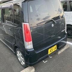 軽四　ワゴンR  黒色　車検少し付　足代わり　部品取りの画像