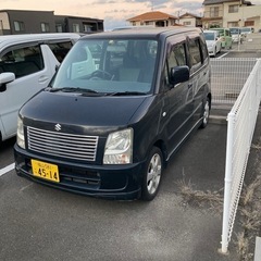 軽四　ワゴンR  黒色　車検少し付　足代わり　部品取りの画像