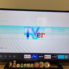 ジャンク品　TOSHIBA REGZA 40インチ　テレビ　リモコン付