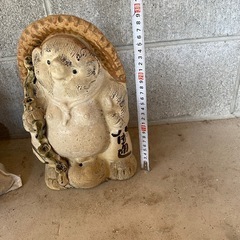 商談中、信楽焼き 陶器　たぬき　置き物　0円の画像
