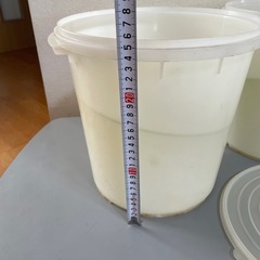 漬物樽　押し蓋付き　2セットの画像